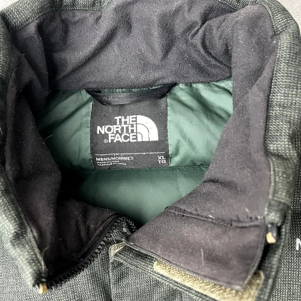 The North Face Down Puffer Vest Mens‎ XL Grey Quilted Outdoor Heavyweight